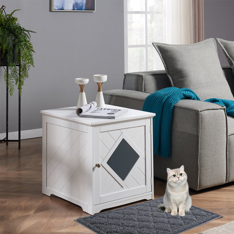 unipaws Wood Litter Box Enclosure & Reviews Wayfair